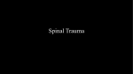 Spinal Trauma