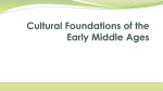Cultural Foundations of the Early Middle Ages