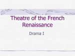 Theatre of the French Renaissance