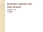 Ensemble methods with Data stream