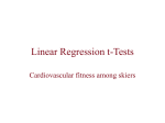 Linear Regression t