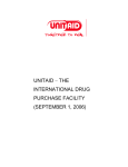 UNITAID Prospectus] and it is this text that includes language taking