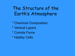 The Structure of the Earth`s Atmosphere