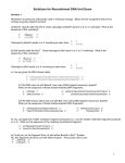 Solutions for Recombinant DNA Unit Exam