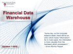 Financial Data Warehouse – Presentation