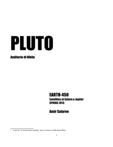 PLUTO - Department of Earth and Planetary Sciences, Northwestern