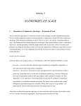 ECONOMIES OF SCALE