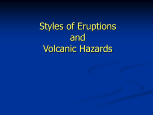 volcano eruption styles
