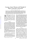 Coronary Artery Pressure and Strength of Right Ventricular