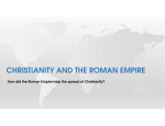 CHRISTIANITY AND THE ROMAN EMPIRE