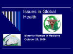 Issues in Global Health
