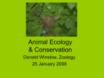 Ecology and Conservation