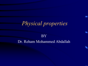 Physical properties