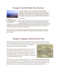 Passage 1: The First Punic War Overview