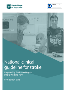 National clinical guideline for stroke