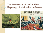 The Beginnings of Nationalism in Europe