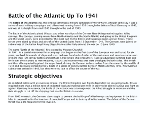 Battle Of The Atlantic Part 1