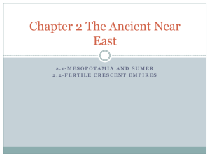 Chapter 2 The Ancient Near East