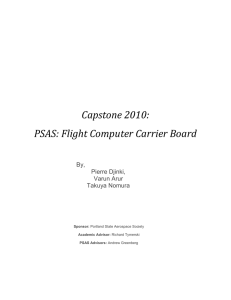 Flight Computer Carrier Board Capstone