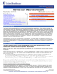 Proton Beam Radiation Therapy