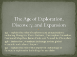 The Age of Exploration, Discovery, and Expansion