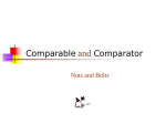 Comparable, Comparator