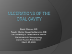 Ulcerations of the Oral Cavity