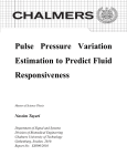 Pulse Pressure Variation Estimation to Predict Fluid Responsiveness