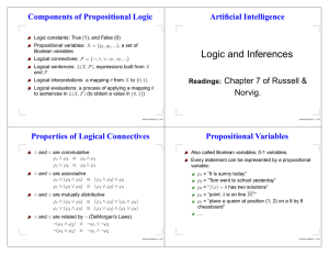 Logic and Inferences