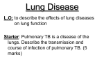 Lung Disease - misslongscience