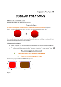 similar poly similar polygons olygons