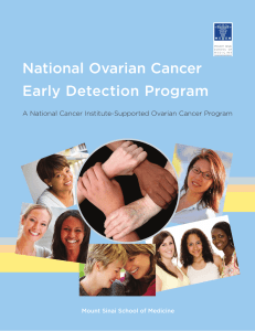 National Ovarian Cancer Early Detection Program