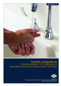 National Guidelines on the Management of Outbreaks of Norovirus