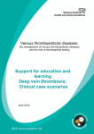 Deep vein thrombosis clinical case scenarios
