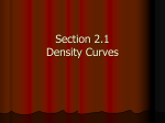 Section 2.1 Density Curves and the Normal Distributions