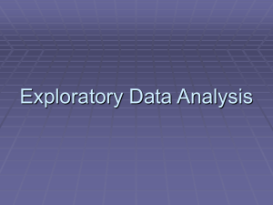 Exploratory Data Analysis