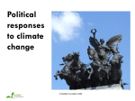 Political responses climate change