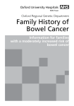 Family History of Bowel Cancer
