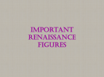 Important renaissance figures