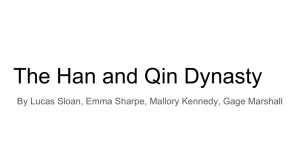 The Han and Qin Dynasty