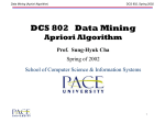 Apriori Algorithm - Seidenberg School of CSIS