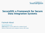 SecureDIS: A Framework for Secure Data