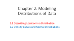 Chapter 2: Modeling Distributions of Data