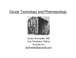 Ocular Toxicology and Pharmacology