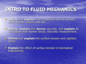 ENT 211 Week 1 - Introduction to Thermal-Fluid
