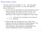 Market basket analysis