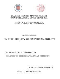 on the ubiquity of simplicial objects
