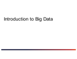 Introduction to Big Data