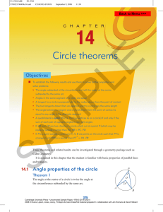 Circle theorems - Cambridge University Press