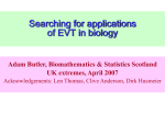 Powerpoint - Biomathematics and Statistics Scotland